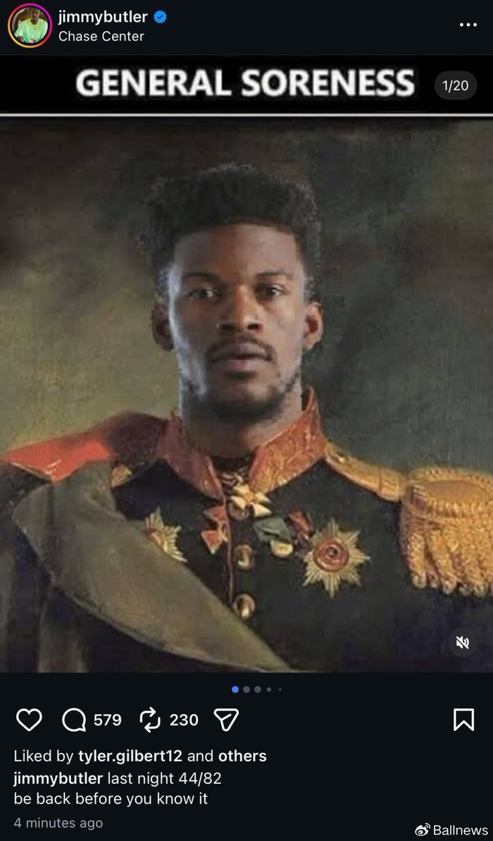 betway-巴特勒回应十字韧带重伤：一般酸痛，很快就会回归|吉米·巴特勒|勇士|迈阿密热火队|金州勇士队|nba_新浪体育_新浪新闻